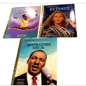Little Golden Book Biography Collection Simon Biles, Martin Luther King, Beyoncé